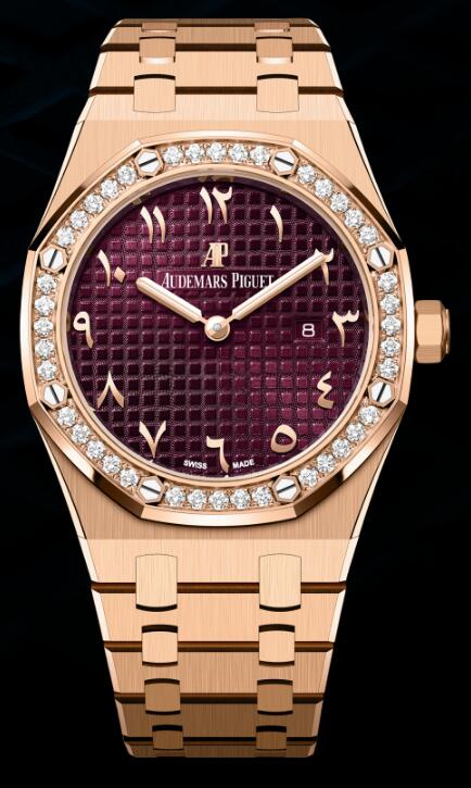 Review 67651OR.ZZ.1261OR.06 Audemars Piguet Royal Oak 67651 Quartz Pink Gold replica watch - Click Image to Close